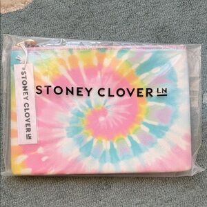 Stoney Clover Lane Pastel Tie-Dye Pouch - “flat pouch” new with tags in packagin